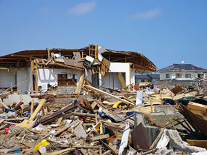 台風被害、火災現場の解体工事の費用について
