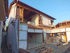 木造2階建て家屋 解体