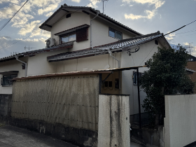 高塀付き木造2階建て解体