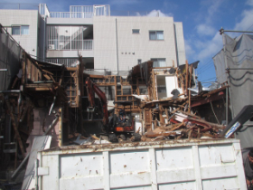 木造2階建て解体工事